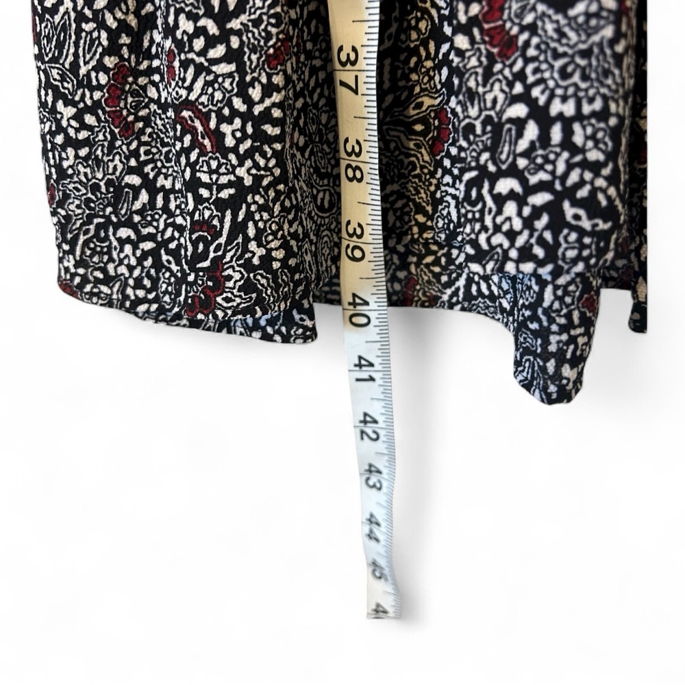 NEW Black Michael Kors Long Sleeve Dress Floral Style Designer MK Women’s Large! - Picture 3 of 4